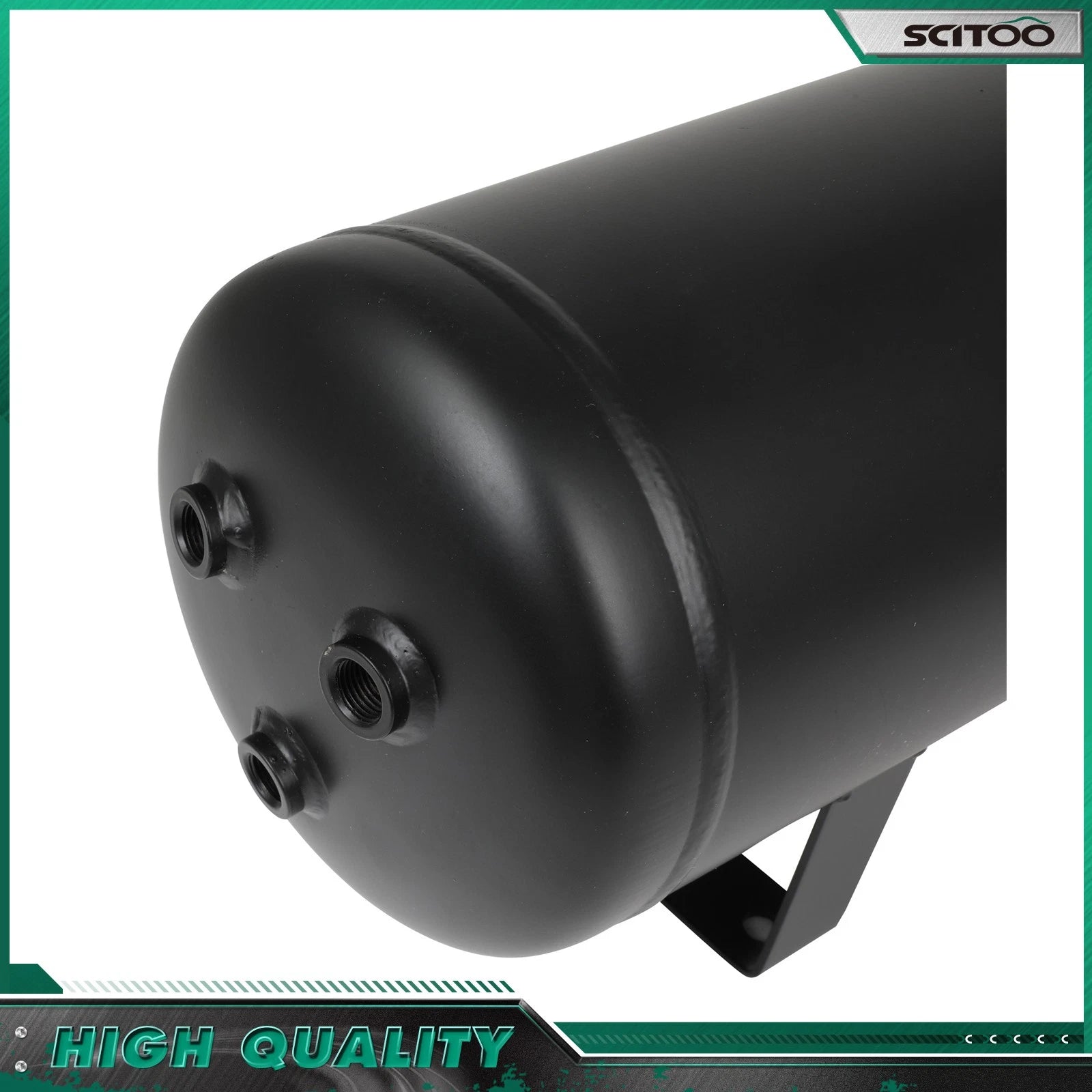 Air Ride Suspension 7-Port 3 Gallon Air Tank for Train Horns Compressor
