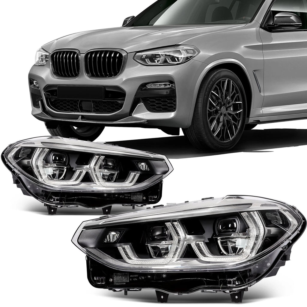 2X Full LED Headlight for BMW X3 X4 (2018–2021) G01 G02 G08