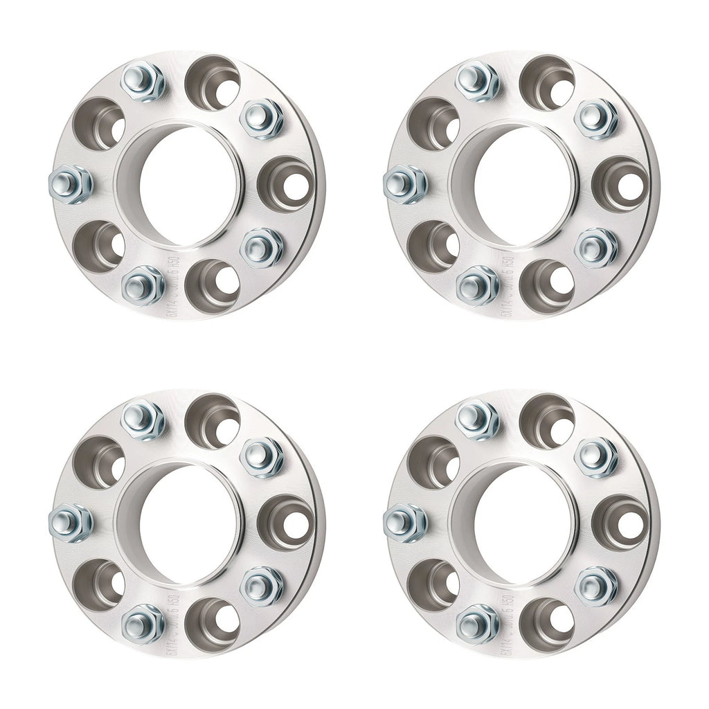 2X 50mm Hub Centric Wheel Spacers for Ford Edge Explorer Ranger (5x114.3 M12x1.5)