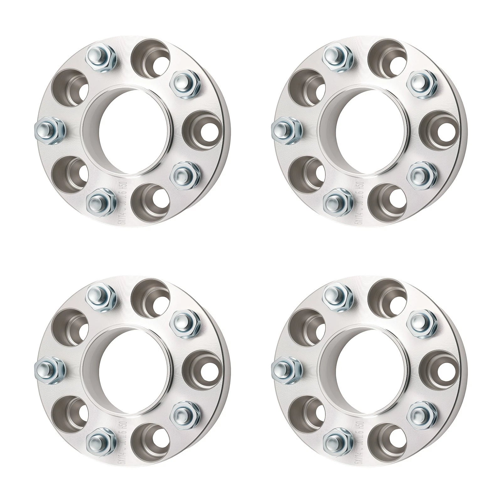 2X 50mm Hub Centric Wheel Spacers for Ford Edge Explorer Ranger (5x114.3 M12x1.5)