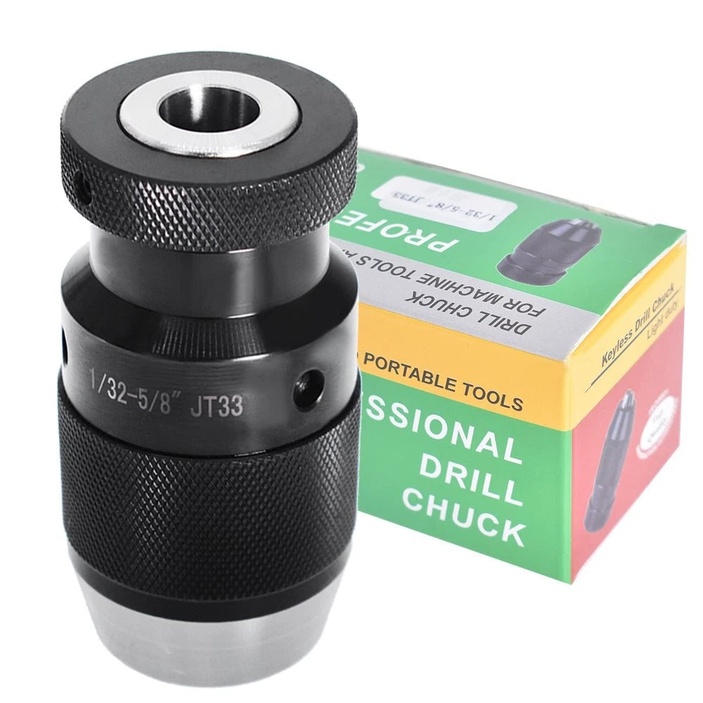 Keyless Drill Press Chuck for Various Models (1/32"-5/8")