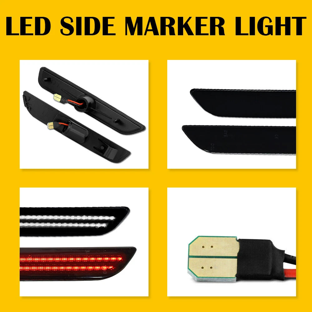 Smoke Lens LED Side Marker Light for Ford Mustang (2010-2014)