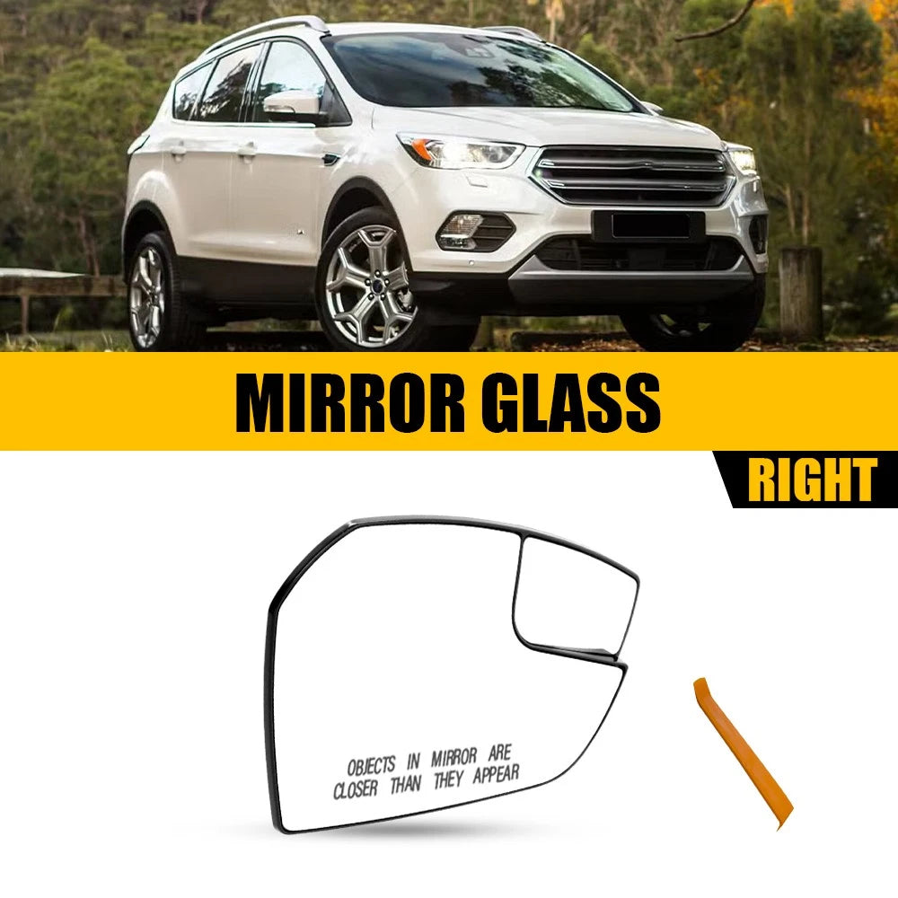 Non-Heated Mirror Glass for Ford Escape (2017–2019) Right Side