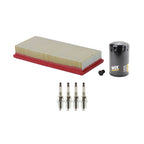 Wix Engine Air Oil Filters & NGK Spark Plugs Kit for Audi 4000 (1980–1987)
