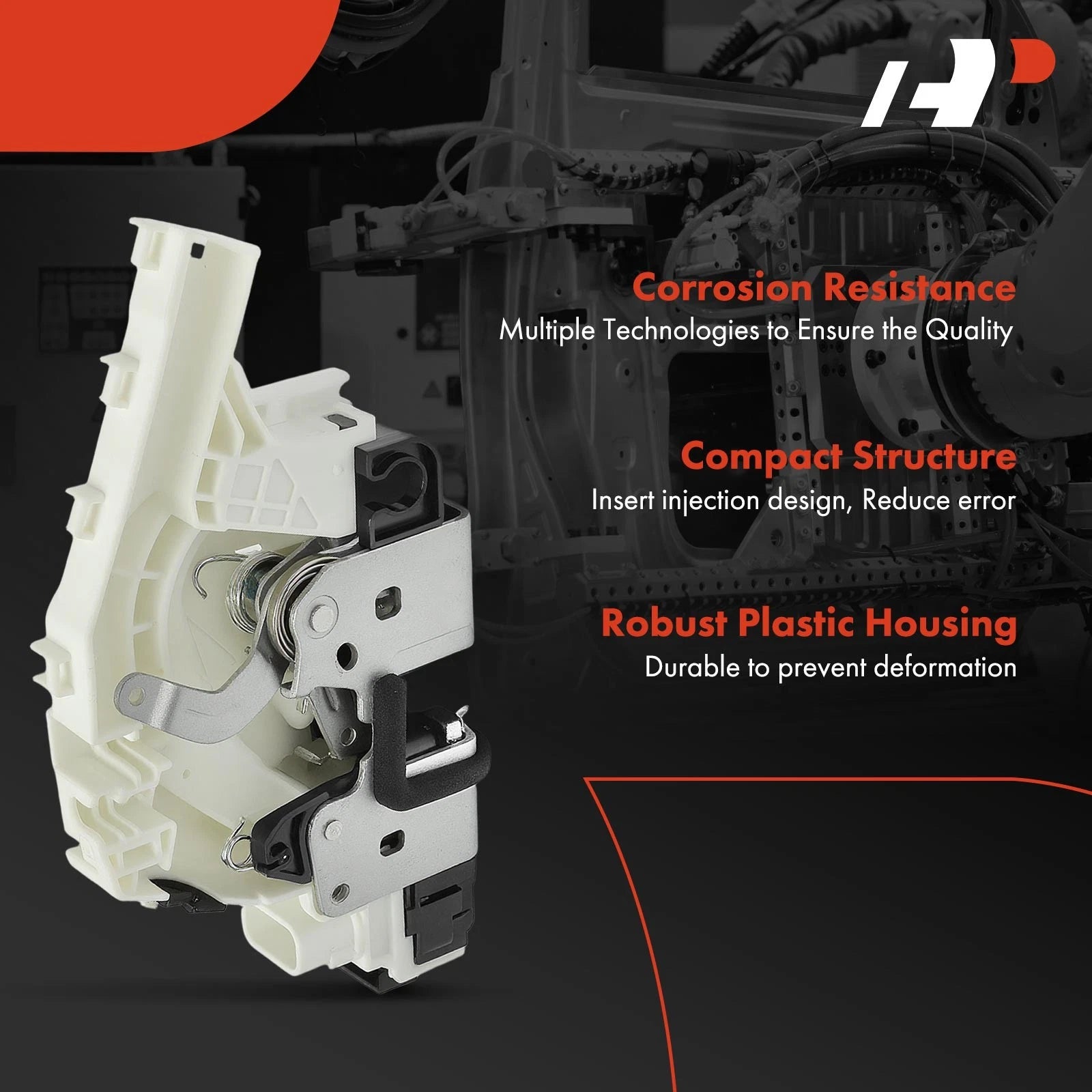 Front Left Door Latch for Jeep Renegade, Fiat 500X (2015–2018)
