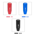 90mm Aluminum Black Manual Gear Shift Knob for Universal Fit