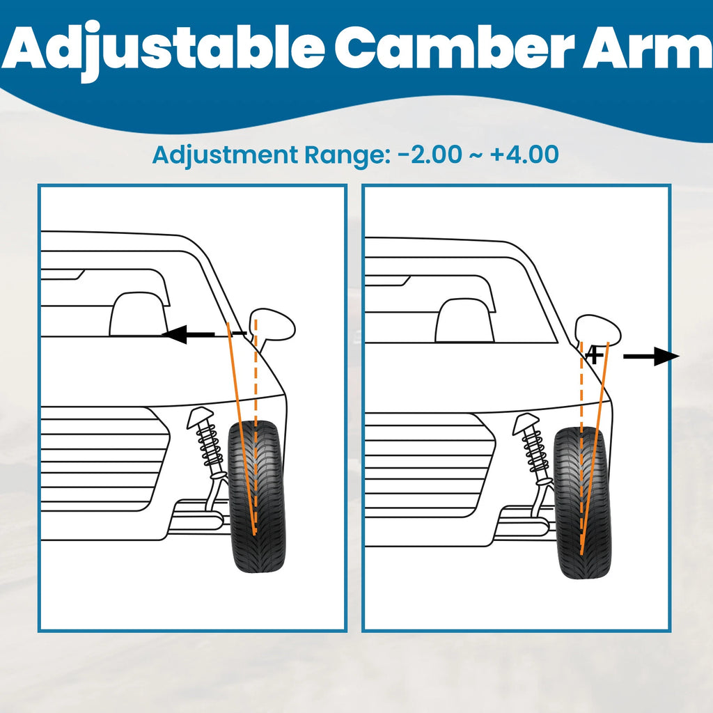 2x Rear Camber Arms Upper Control Kit for 2007-2016 Honda CR-V (2007–2016)