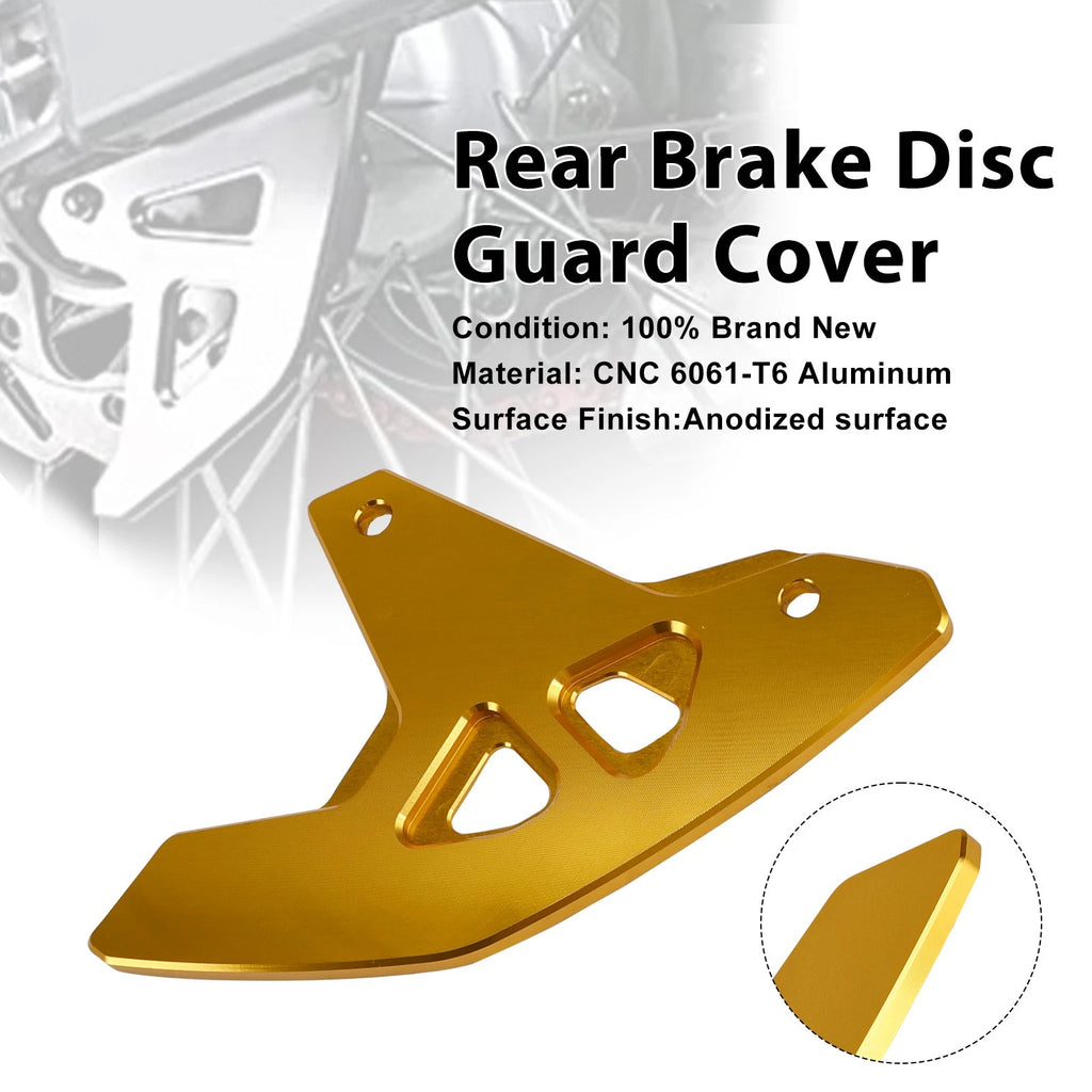 Rear Brake Disc Guard Cover for Suzuki DR-Z400SM (2000–2024) DRZ400/S/E Gold