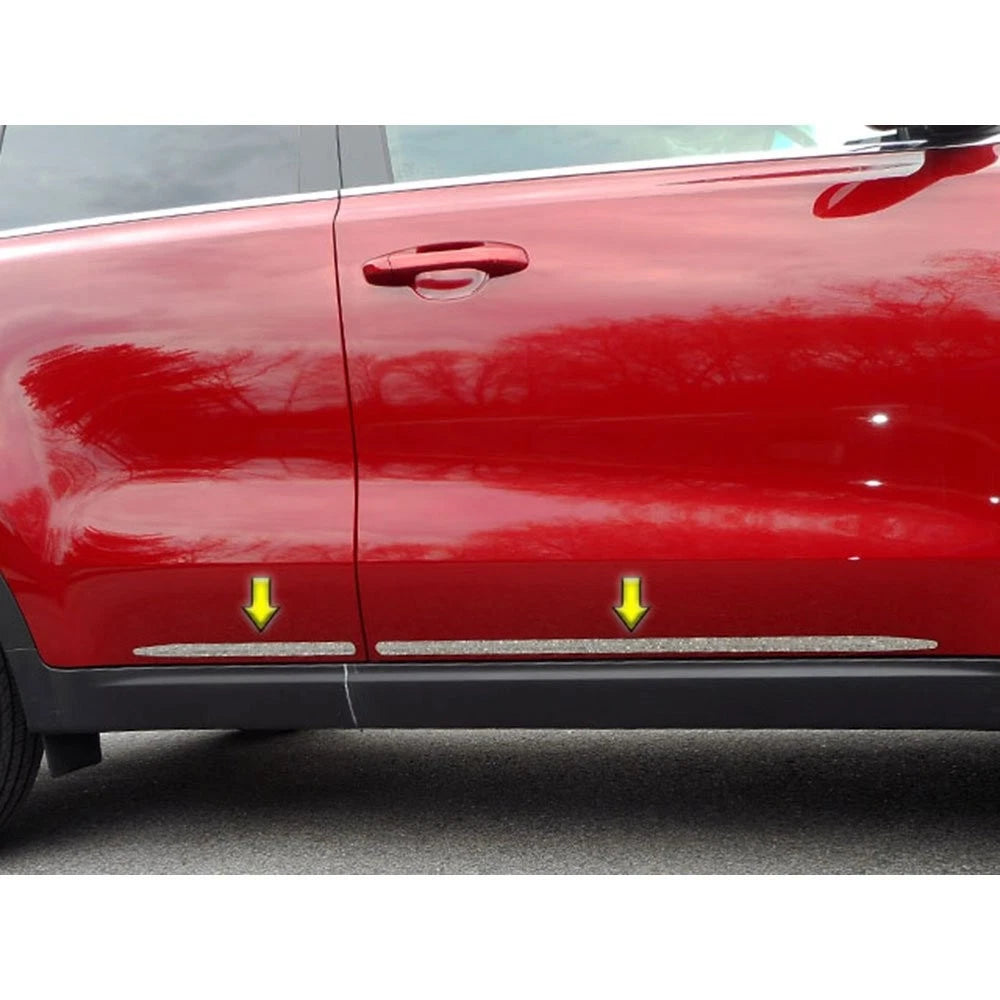 Lower Body Side Molding Accent Kit Stainless Luxury FX for Kia Sportage (2017–2022)