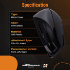 Mirror Cover Caps for Mercedes W221 E-Class (2010–2016) A2128100864, A2128100964