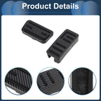 2X Automatic Foot Accelerator Pedal Covers for Honda Jazz (2021) Black