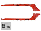 SuperATV Rear Trailing Arms for Polaris RZR RS1 (2018–2021) - Red