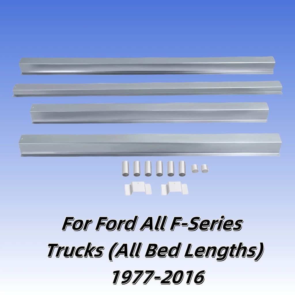 Set of 4 Bed Floor Support Crossmembers for Ford F-150 (1977–2016)