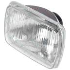 7" x 5" Rectangular Semi Sealed Beam Glass Headlight Pair