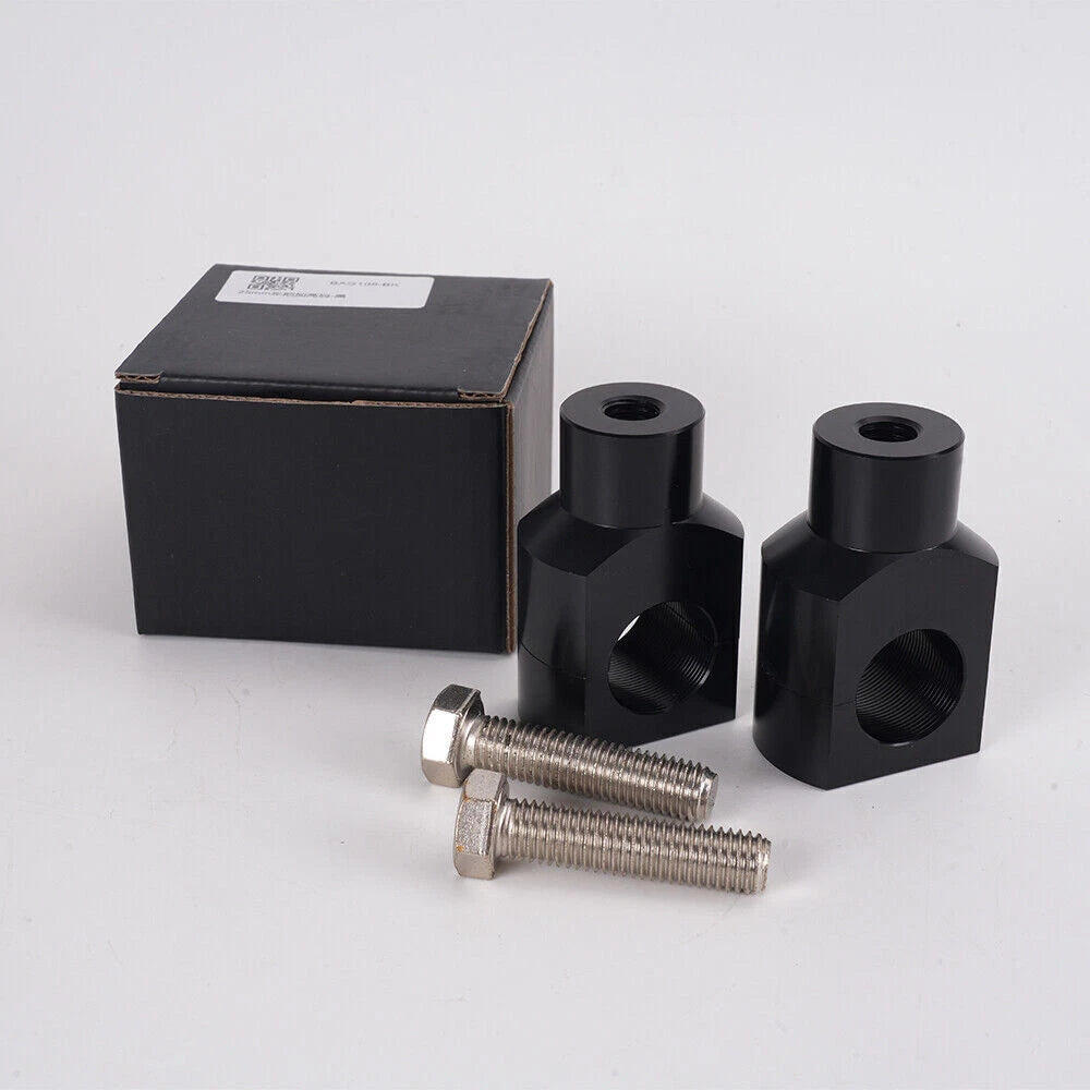 1" Black Motorcycle Handlebar Risers for Harley Dyna Fatboy Softail Sportster