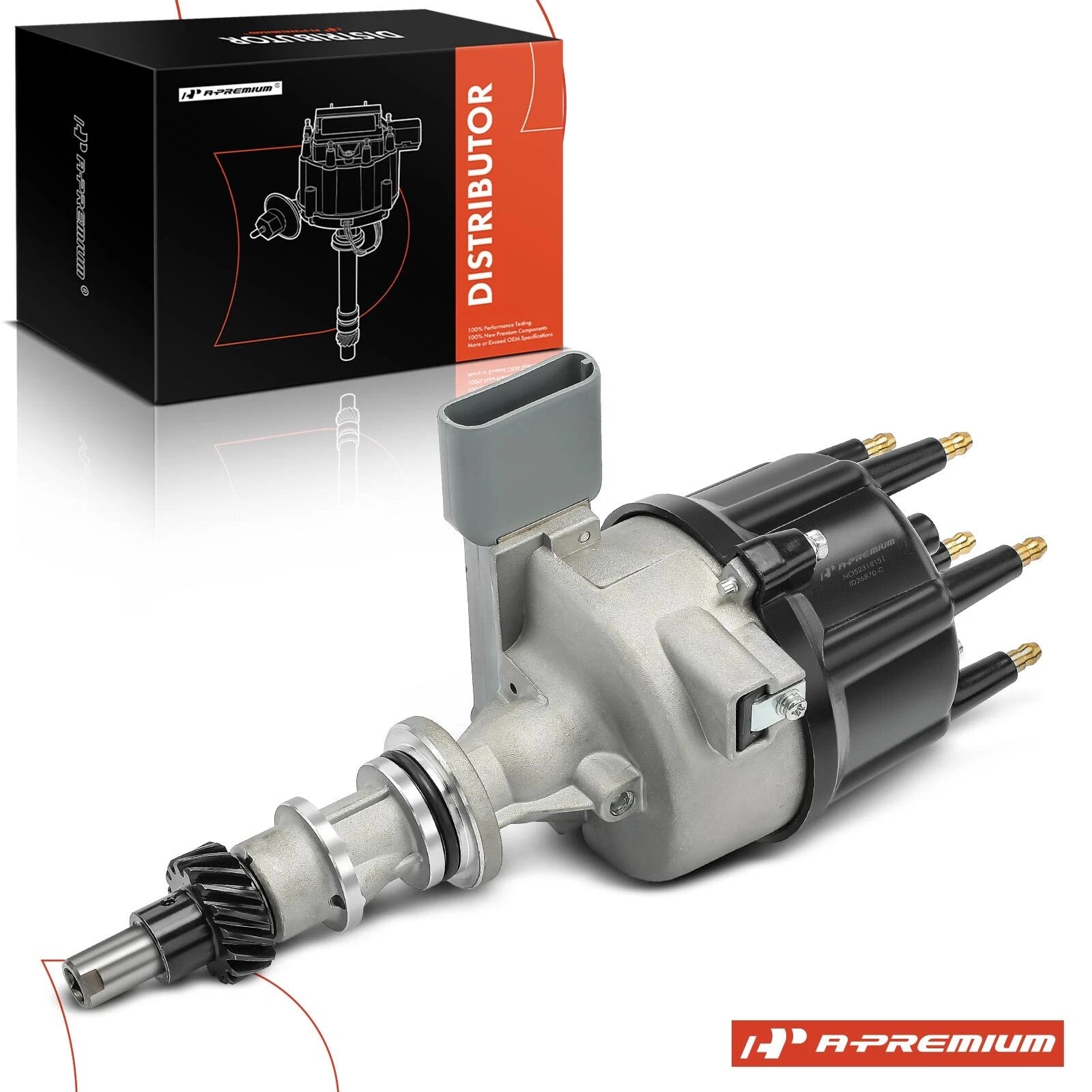Ignition Distributor with Cap & Rotor for Ford F-150 F250 F350 (1987–1991)