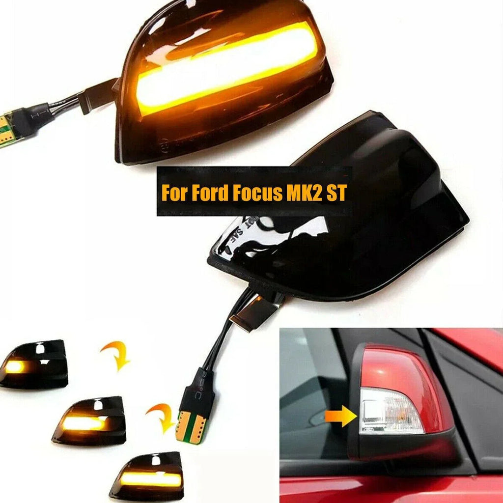 Dynamic Side Mirror Turn Signal Lights for Ford Focus (2004–2008)