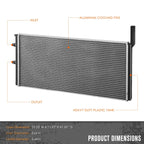 Aluminum Core Radiator DPI-13475 for BMW 550I GT 650I (2010–2019)