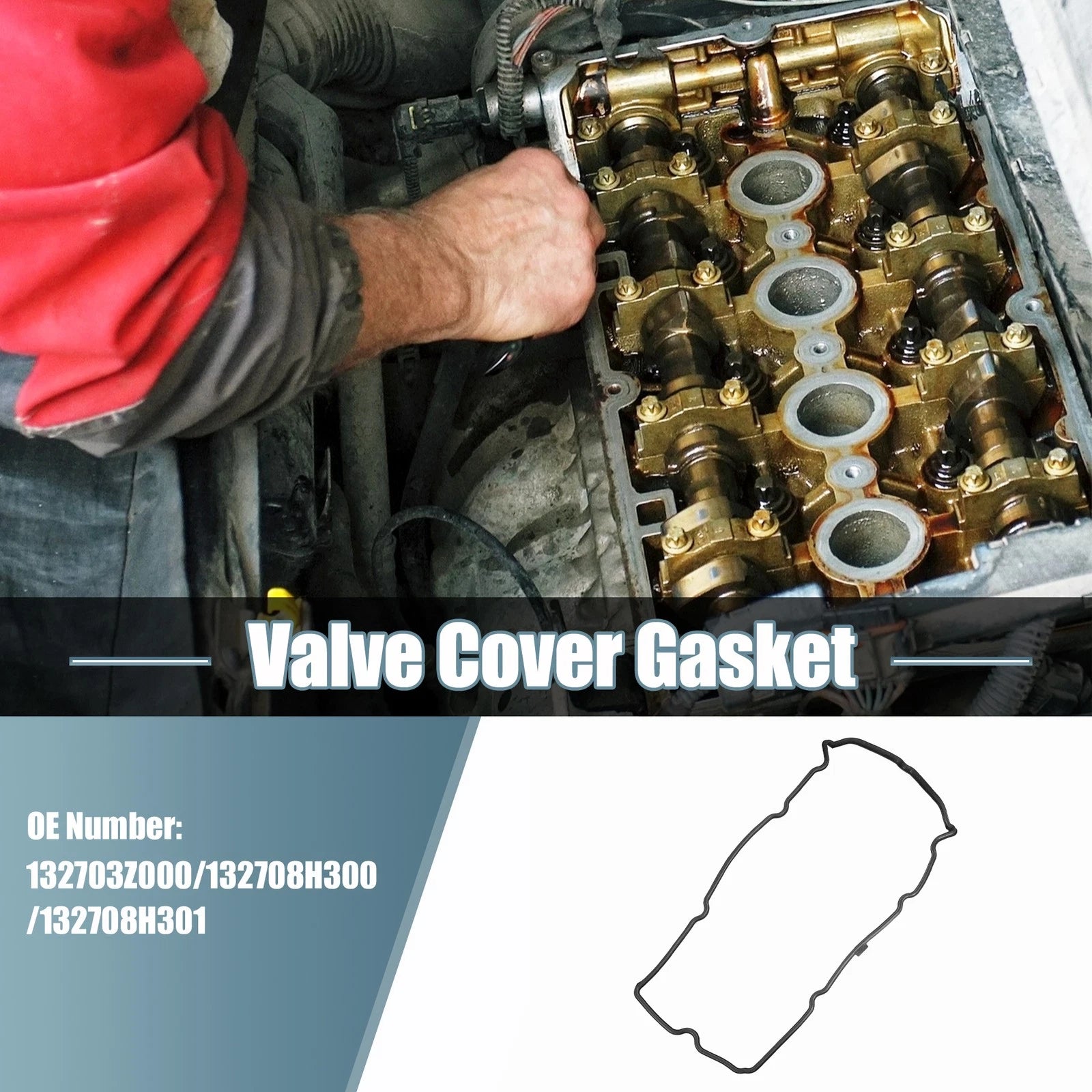 Engine Valve Cover Gaskets for Nissan X-Trail (No. 132703Z000/132708H301)
