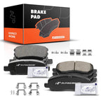 Set of 8 Ceramic Brake Pads for Mitsubishi Outlander Lancer (2005–2006)