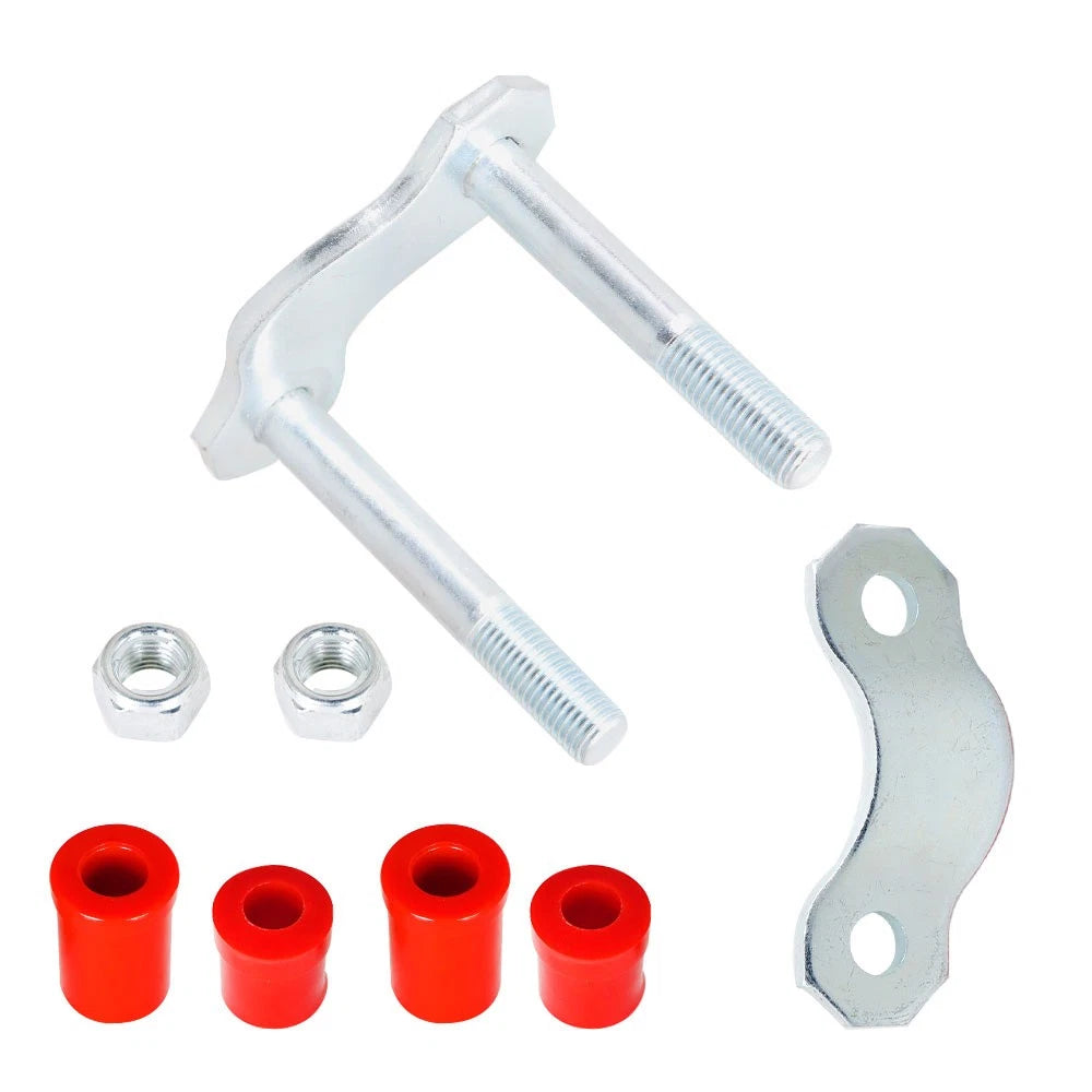 2PC Rear Leaf Spring Polyurethane Shackle Kit for Chevy Belair 150 210 (1956–1957)