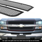 Stainless Black Grille for Chevy Avalanche/Silverado 1500 (2002-2006)