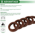 Set of 5 Oil Seal Rotary Shaft Seal FKM Rubber 20x28x4.5mm