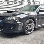 Carbon Look Front Bumper Side Air Vent Cover for Subaru STI WRX (2008–2014)