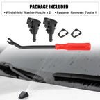 5pcs Front Windshield Washer Nozzle Kit 15878745 for Envoy Trailblazer (2002–2009)