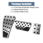 3pcs Accelerator & Brake Pedal Cover Set for Dodge Ram (2011–2018)