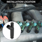 Fuel Injector No.YF1Z9F593AD for Ford Ranger (2001–2003) 3.0L Black