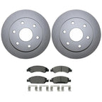 Front Brake Kit 305mm Disc & Akebono ProACT Ceramic Pads for Silverado Sierra 1500 (2007–2013)