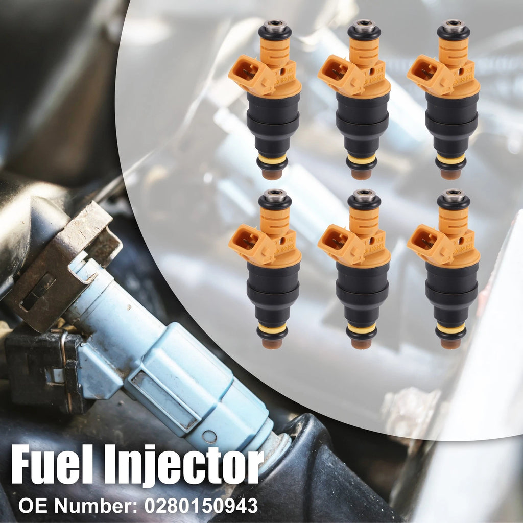6X Fuel Injector 0280150943 for Ford Bronco 5.0L/5.8L V8 (1993–1994)