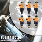6X Fuel Injector 0280150943 for Ford Bronco 5.0L/5.8L V8 (1993–1994)