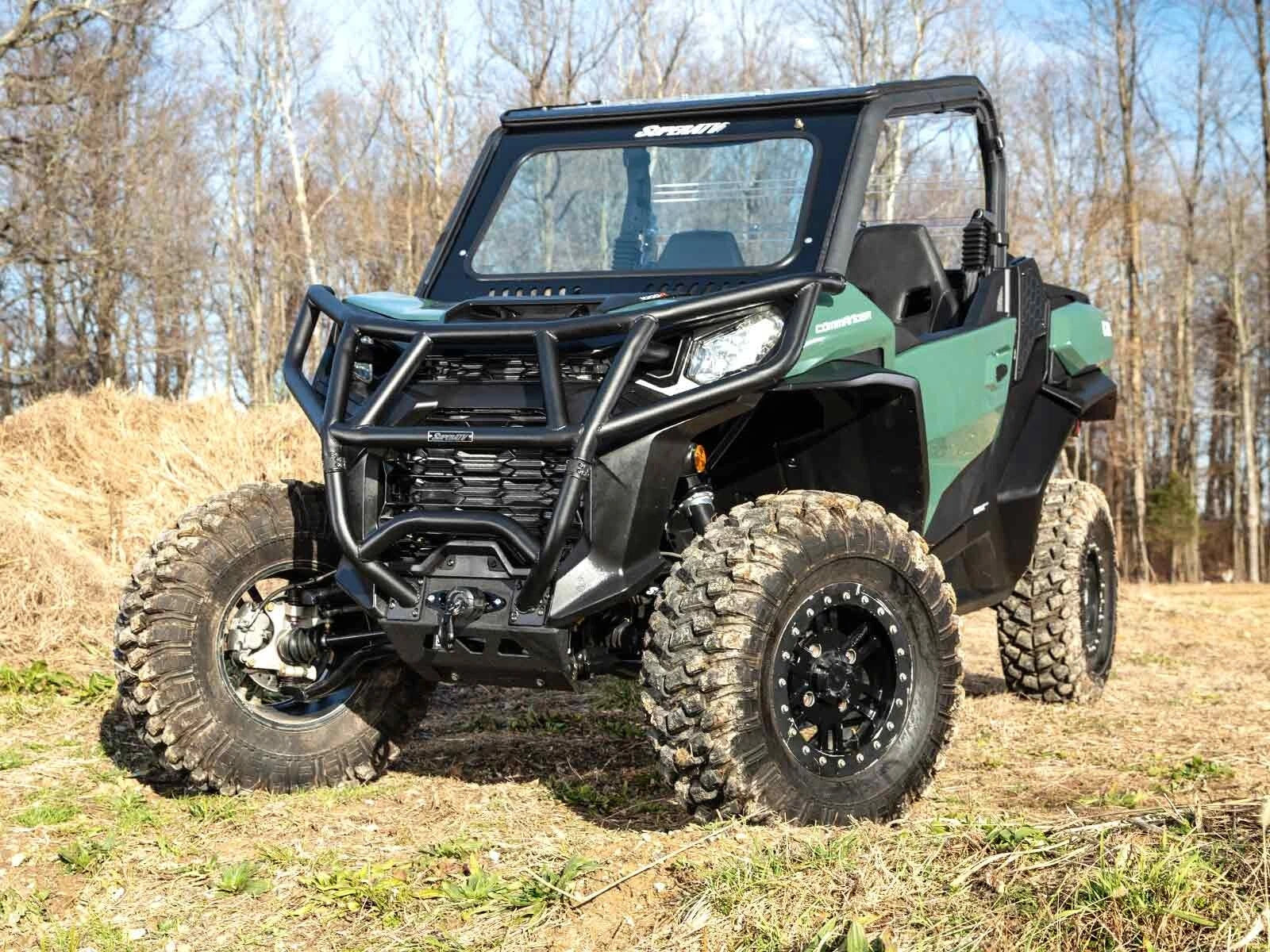 SuperATV Heavy Duty Front Bumper for Can-Am Commander 1000 (2021–2023)