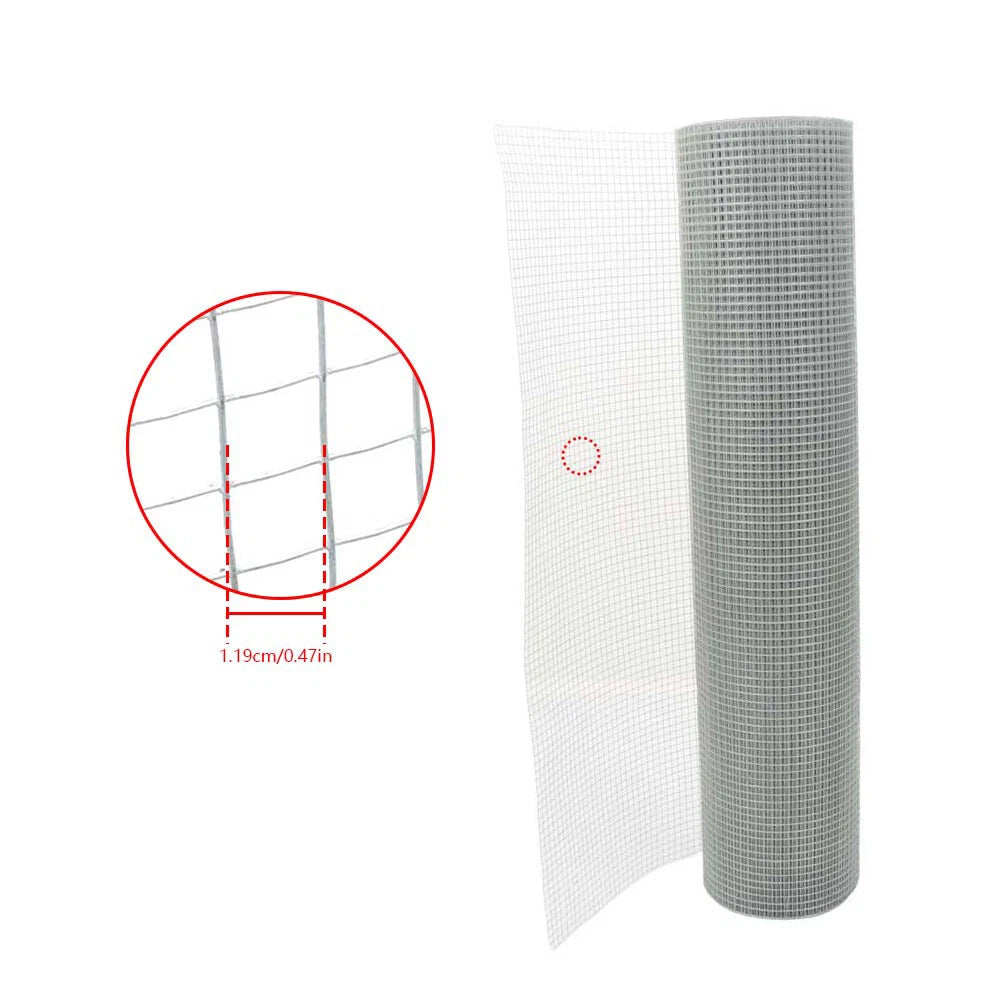 Set of 4 Welded Wire Mesh Fencing for Poultry, Chicken, Garden (48" x 100FT)