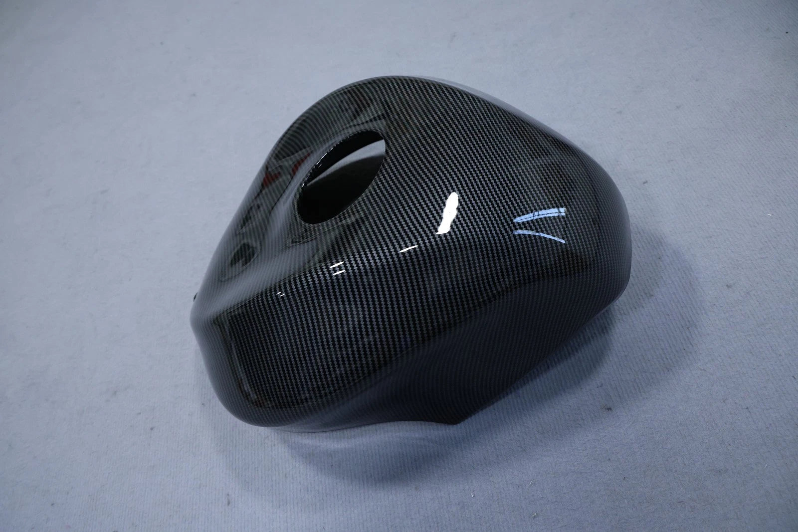 Carbon Fiber Fuel Gas Tank Cover Kit for Kawasaki Ninja ZX10R (2004–2005)