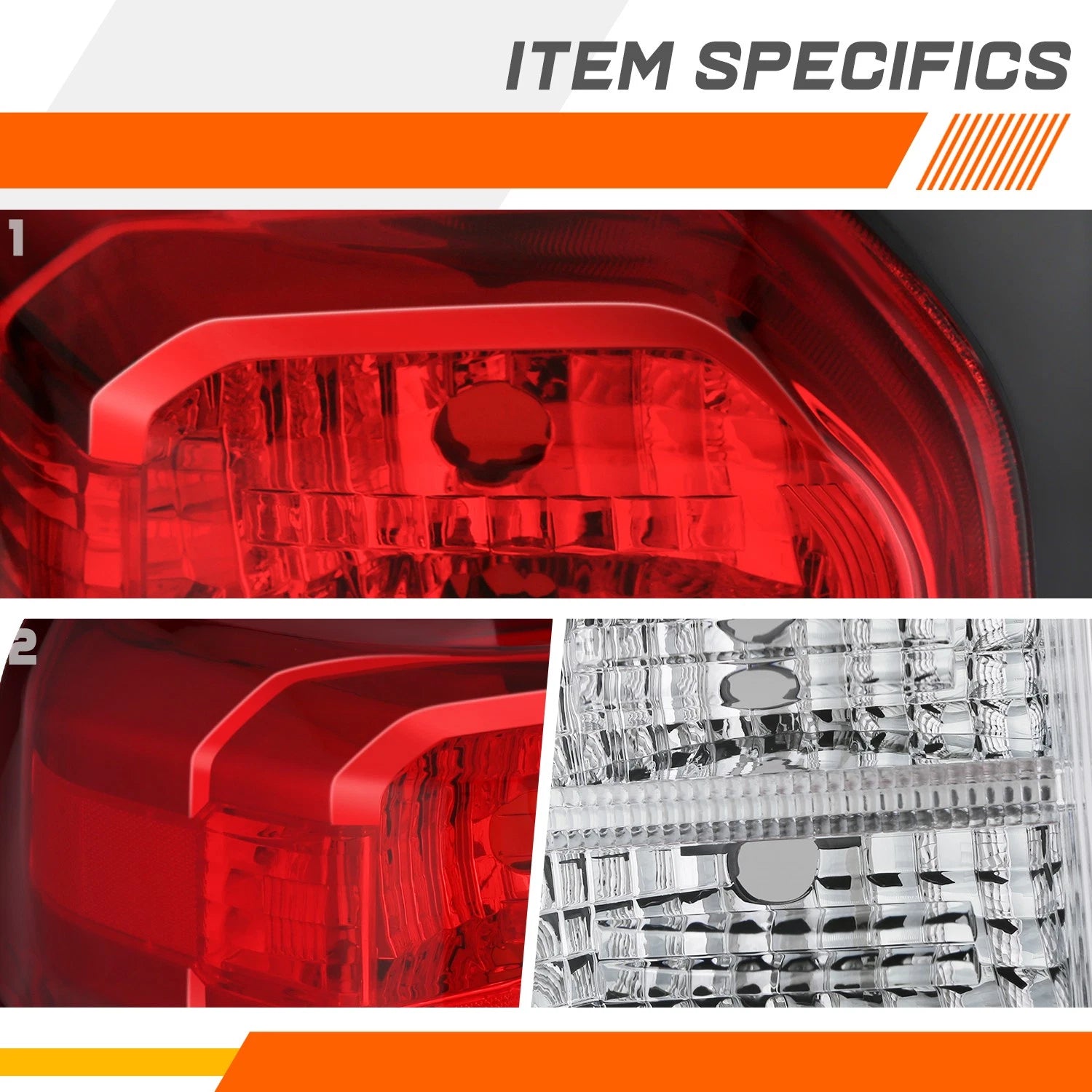 Sequential Triangle LED Third Brake Light for Silverado/Sierra (2007–2014)