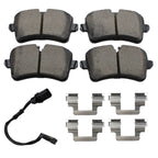 Set of 4 Akebono Euro Rear Ceramic Brake Pads for Audi A6 A7 RS5 RS7 S6 S7 (2012–2023)