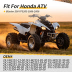 Pair of Front Fenders for Yamaha YFS200 Blaster (1988–2006)