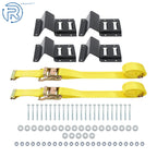 E Track System with 9' Ratchet Straps for Trailer ATV (2010–2023)