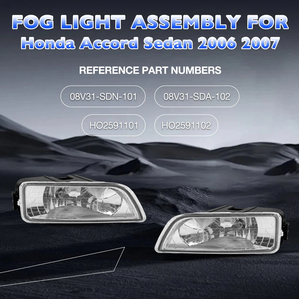 Front Fog Headlight Lamp Kit for Honda Accord (2003-2007)