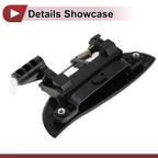 Exterior Door Handle for Hyundai Atos Front Left Black ABS (2000-2003)