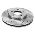 Front Drilled Rotors + Ceramic Brake Pads for Chevrolet Equinox (2007–2009)