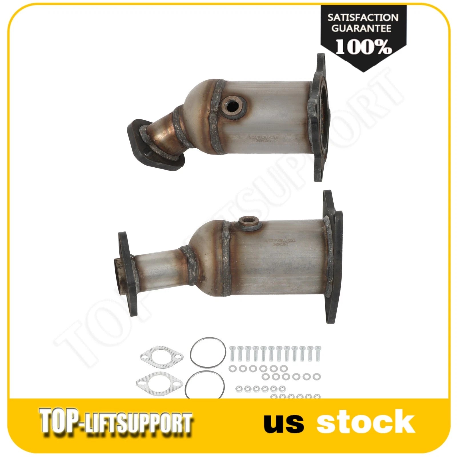 Pair Catalytic Converters for Ford Taurus, Lincoln MKX, MKS, MKZ
