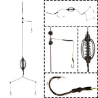 Bait Feeder Set for Carp Fishing Tackle (Fishing Cages, Hook-Rig)