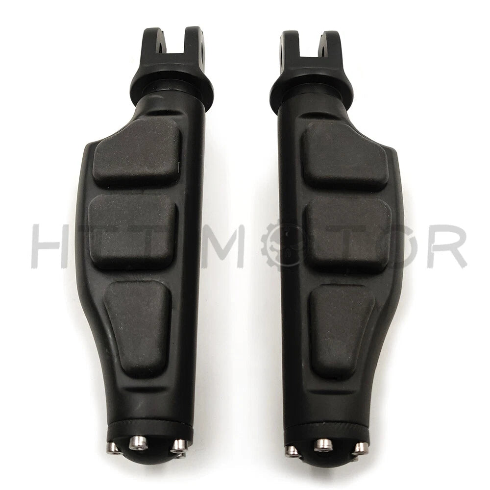 Black Flat Wing Footpegs Footrest for Harley Breakout FXBR FXBRS (2018–2019)