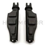 Black Flat Wing Footpegs Footrest for Harley Breakout FXBR FXBRS (2018–2019)