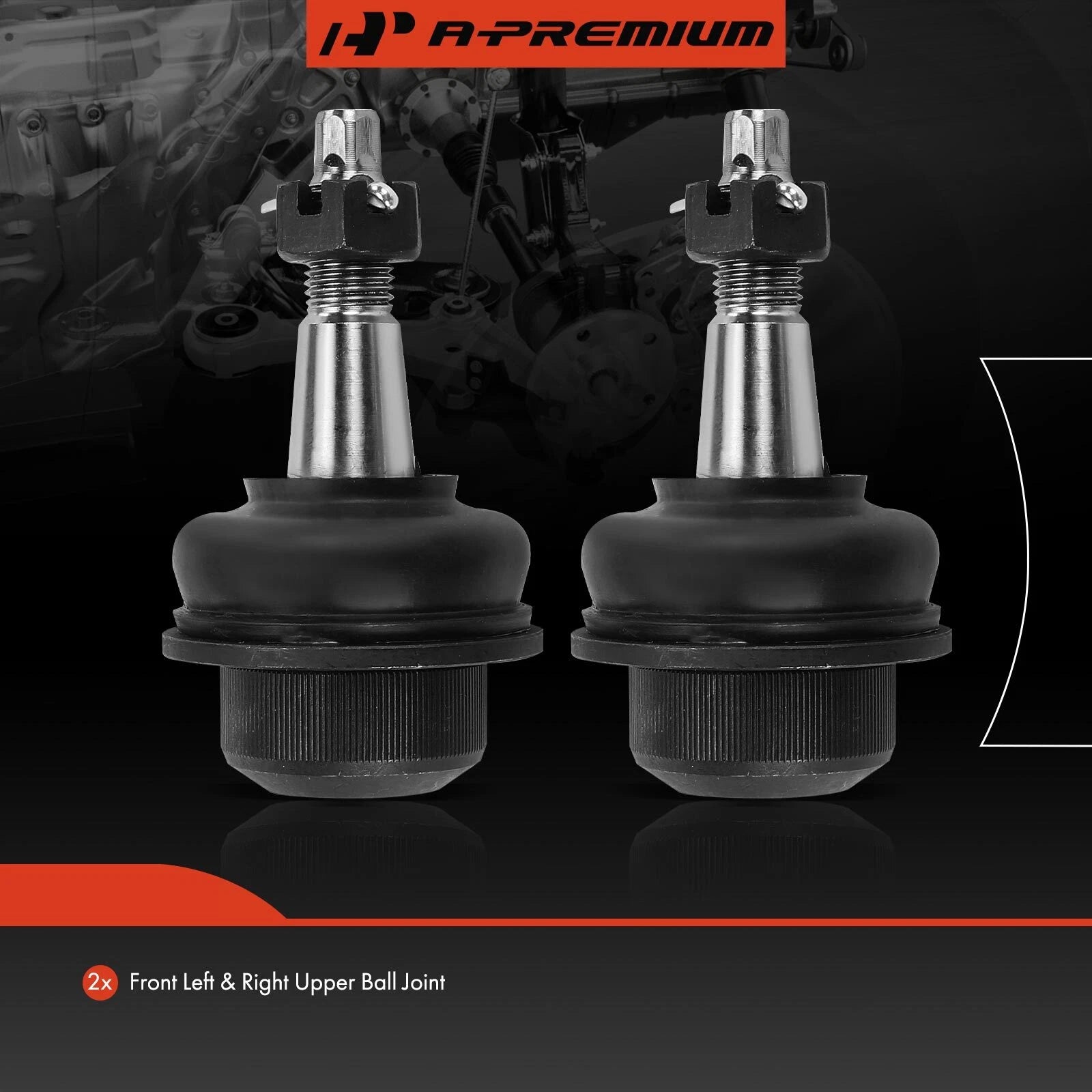 2X Front Upper Ball Joints for Jeep Wrangler JL (2018-2021) JT Gladiator