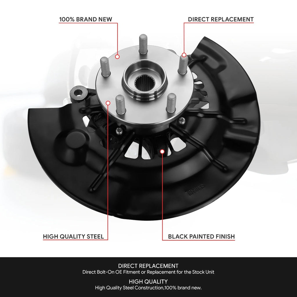 Front Left Loaded Wheel Bearing Hub Knuckle for Toyota Camry (2012–2017)